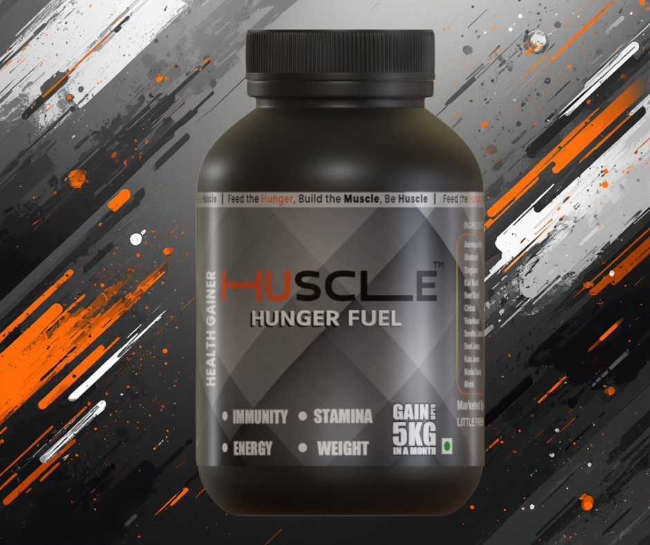 HUSCLE -HUNGER FUEL : THE NATURAL HEALTH GAINER 100 GM - Image 2