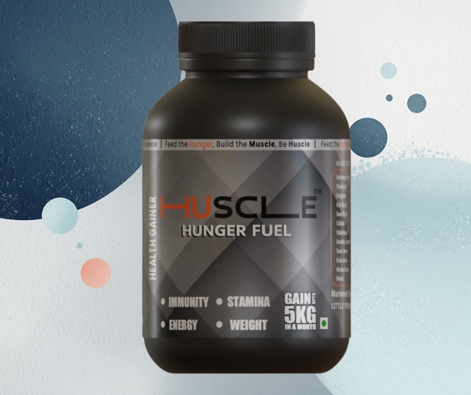 HUSCLE -HUNGER FUEL : THE NATURAL HEALTH GAINER 100 GM - Image 3