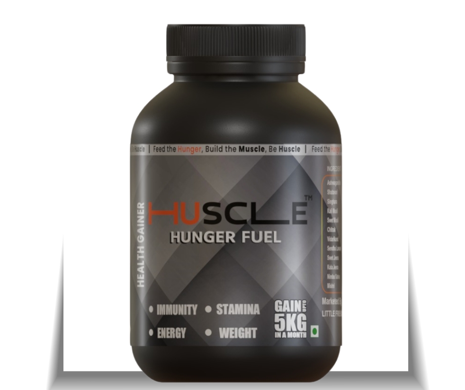 HUSCLE -HUNGER FUEL : THE NATURAL HEALTH GAINER 100 GM