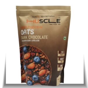 HUSCLE High Protein Oats – Dark Chocolate 1 KG