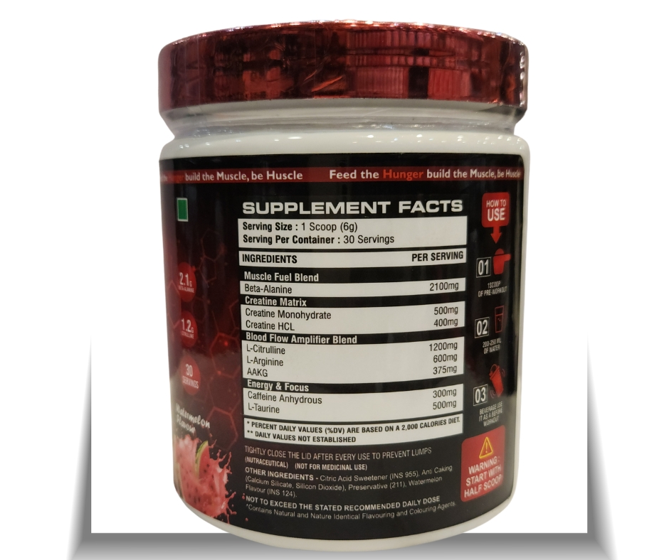 HUSCLE Power & Speed Pre-Workout (40 SER) - Image 2