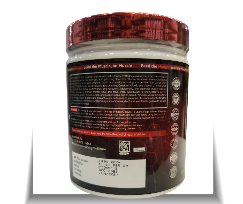 HUSCLE Power & Speed Pre-Workout (40 SER) - Image 3