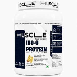 Huscle ISO-O Protein Whey Protein Isolate for Lean Muscle Support & Fast Recovery | Kesar Kulfi Flavour